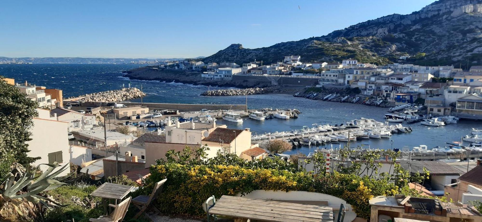 Cabanon Vue Mer Et Calanques Les Goudes 马赛 外观 照片
